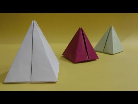 Video: Kağıt Piramit Nasıl Yapılır