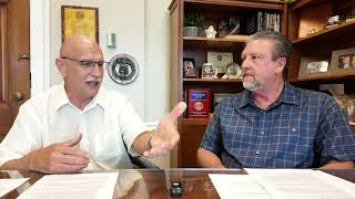 Senator Joe Nicola and Ray McCarty discuss Amendment 5.