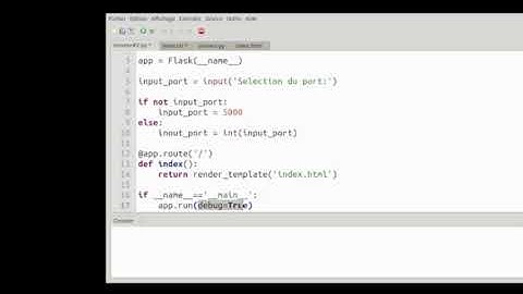 Créer serveur web distant python Flask (Windows, Linux, macOs)