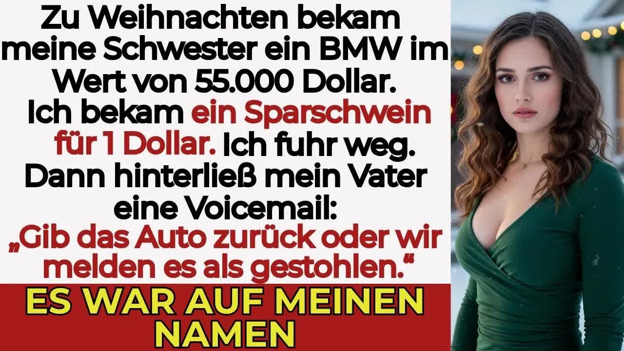 Meine Familie gab meiner Schwester einen BMW für 55 000 – ich bekam 1 Dollar und blockierte sie
