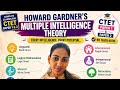 Howard Gardner Multiple Intelligence Theory Explained with Examples | CTET paper 1 & 2 #pedagogy#cdp