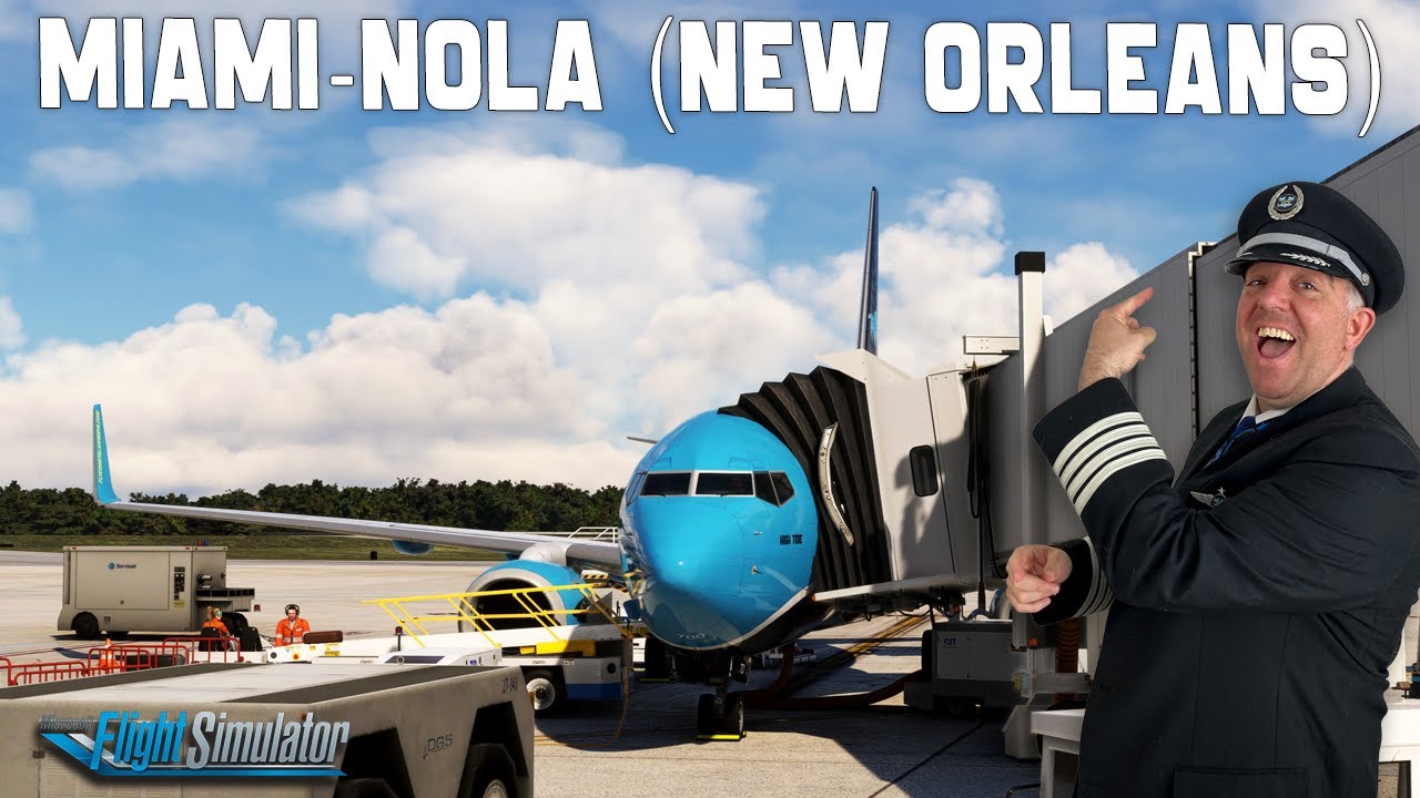 LIVE NOW Coastal Airways 737-700 Miami to New Orleans PMDG Flight