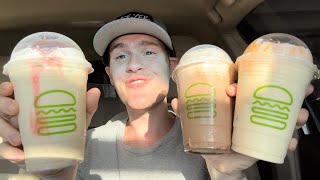 Shake Shack Strawberry Donut Shake, Chocolate Salted Caramel Shake, Peaches and Cream Shake Review