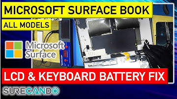 Upgrade Your Microsoft Surface Book 2: LCD & Keyboard Battery Replacement - Screen Safe DIY Guide!
