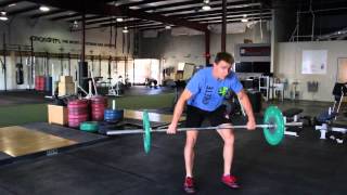 One part pausing clean- below knee