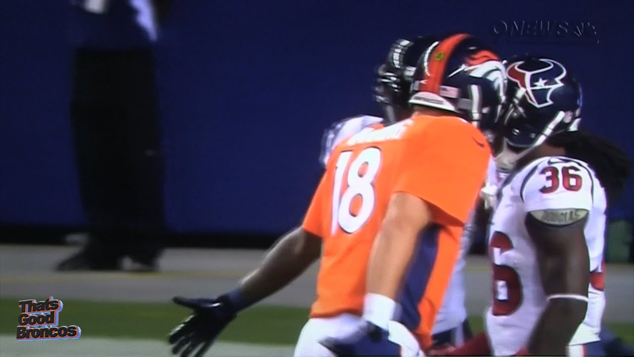 Peyton Manning Taunting Penalty - YouTube