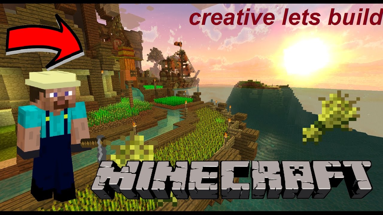 Minecraft Creative Lets Build : Hướng dẫn xây khu farm và tuabin nước ...