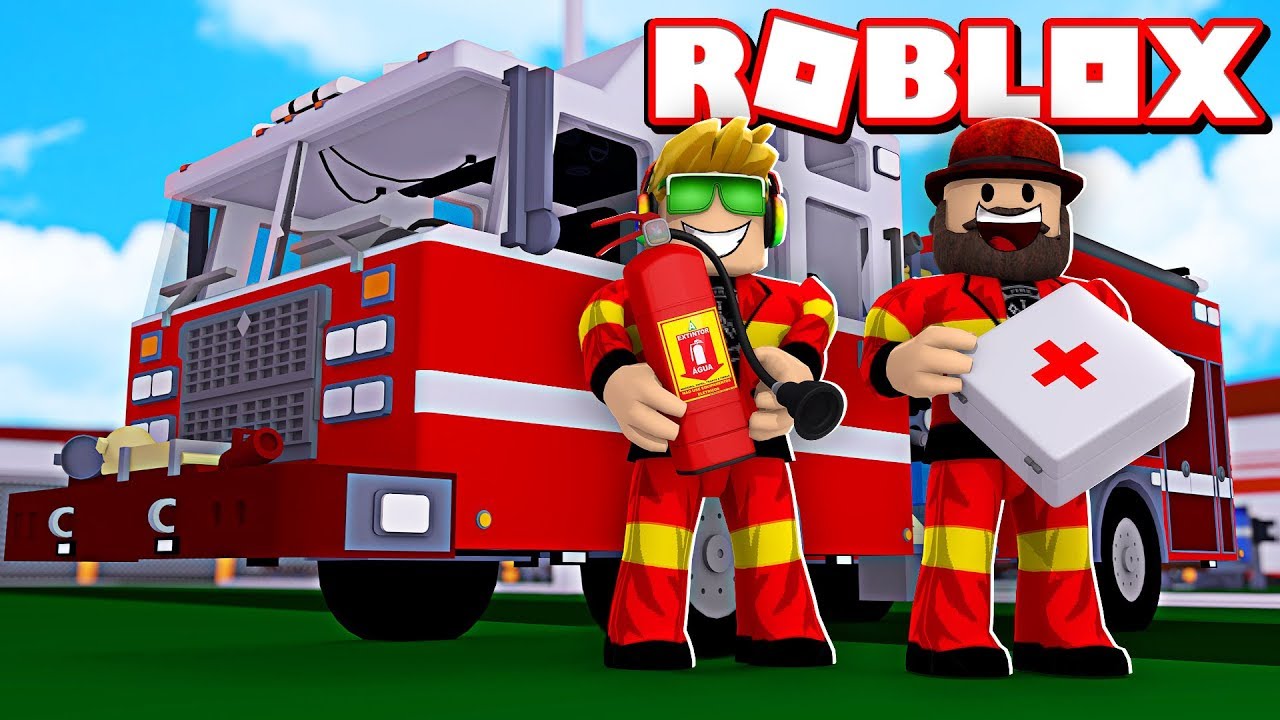 Being A Firefighter And Driving Firetruck In Roblox Jailbreak - playing as a firefighter in jailbreak roblox jailbreak youtube