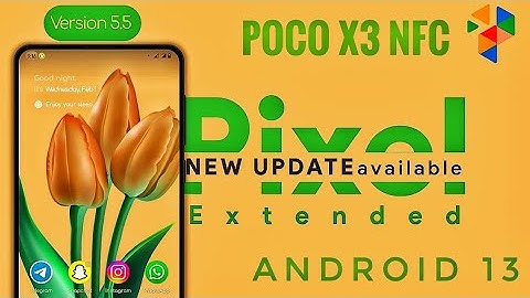 One More Clean UI Pixel Extended 5.5 Poco X3 NFC Android 13