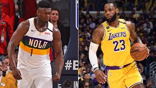 LeBron James vs Zion Williamson EPIC Duel Highlights | Pelicans vs Lakers | February 25, 2020