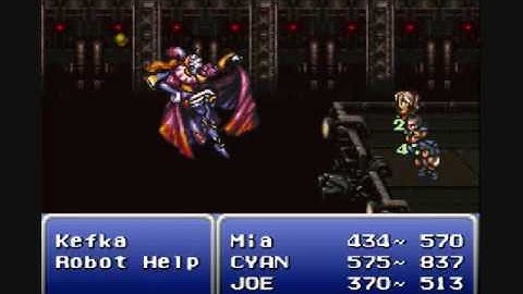 FF 3 kefka fight (Hack) P1