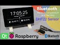 Raspberry esp32 bluetooth dht22 temperature humidity sensor