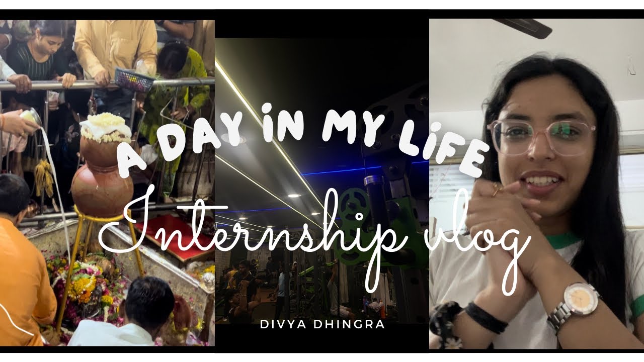 A Day in my life | Internship Vlog | Gym | #office #workout #trending # ...