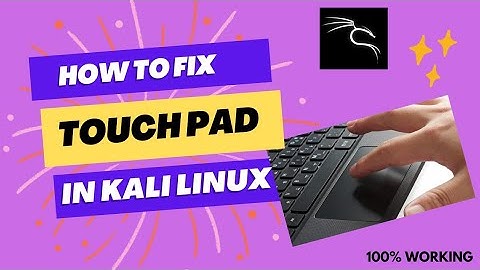 Fix Touchpad not working in Kali Linux | Touchpad Not Working in Linux (Debian,Arch,Ubuntu)