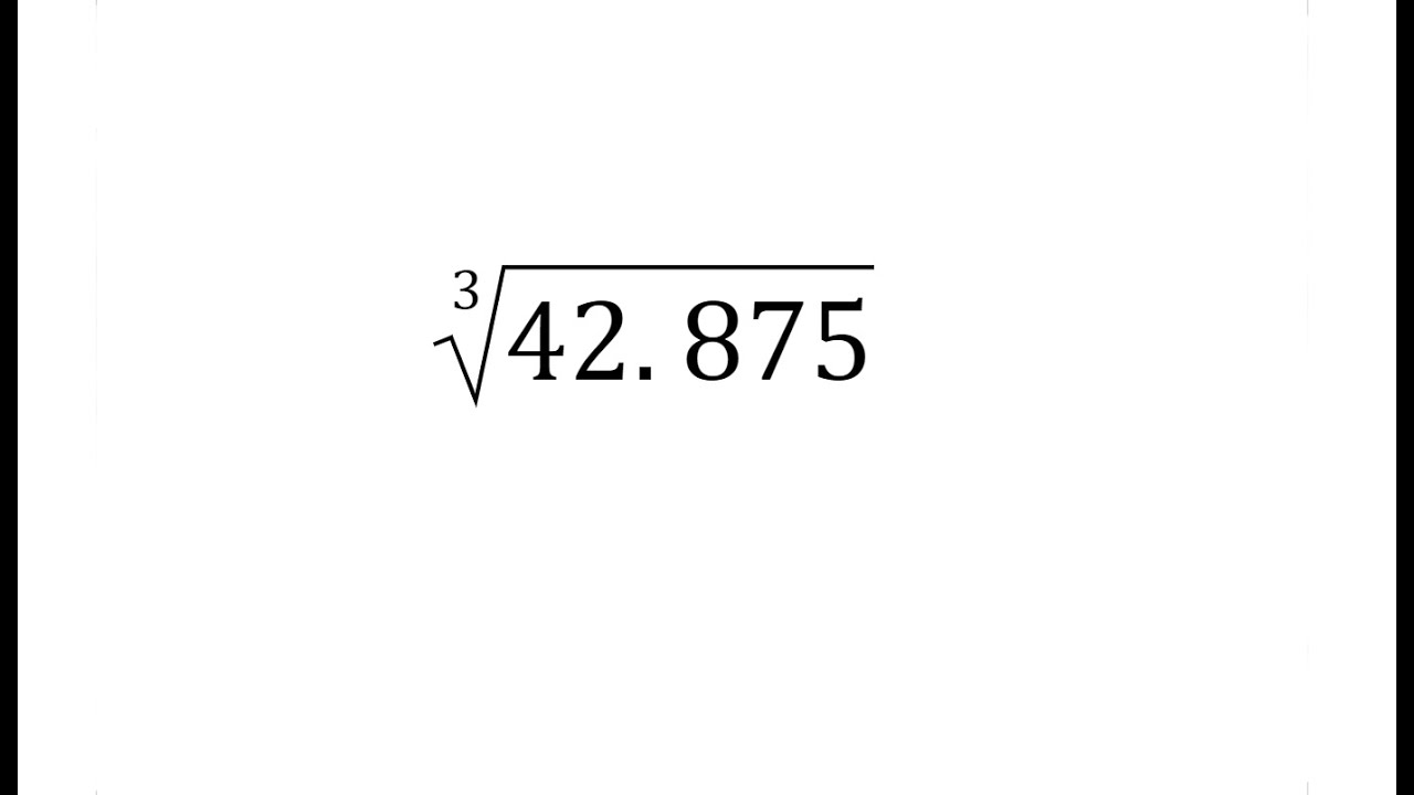 How To Find Cube Root Of 42 875 42 875 Ka Cube Root Cube Root Of A how-to-find-cube-root-of-42-875-42-875-ka-cube-root-cube-root-of-a