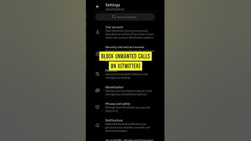 Block Unwanted Calls on X (Twitter) #twitter #twitterx #howto