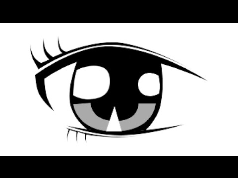 Coloring Pages: Coloring Anime Eyes On Photoshop