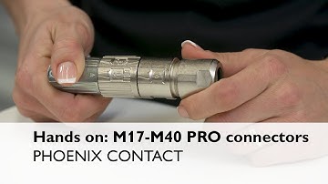 Cross-manufacturer compatible circular connectors M17-M40 PRO series