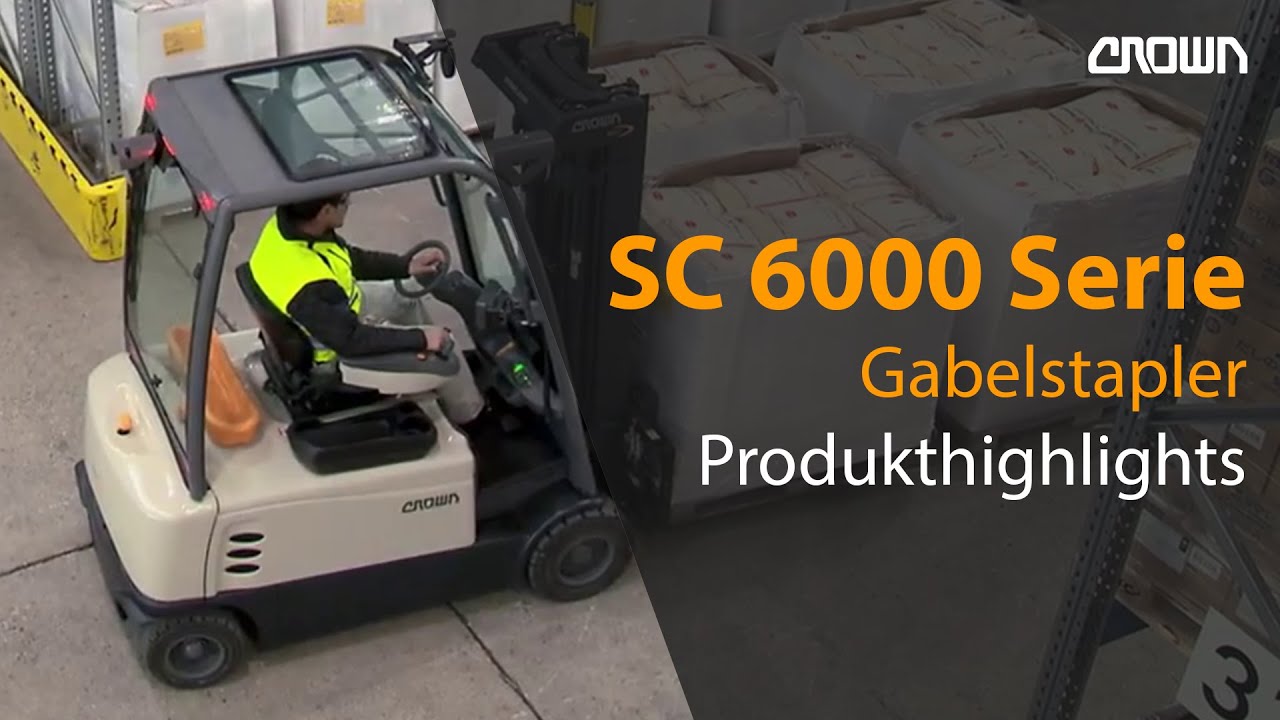 Crown Gabelstapler | SC 6000 Serie | Produkthighlights