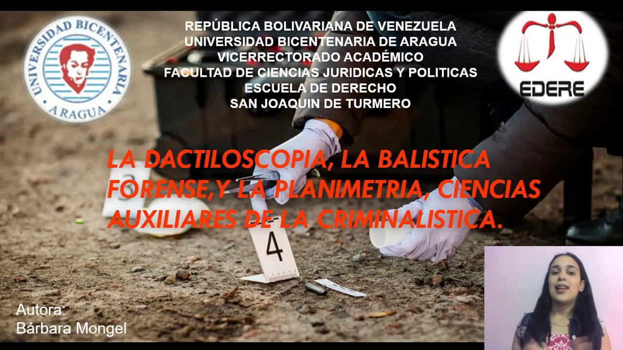 ciencias auxiliares de la criminalistica YouTube