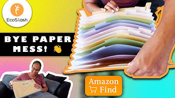 Best File Folder for Documents 🌍 BEST Wheat Straw File Folder  #Ecostash #accordionfolder