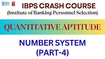 IBPS Crash Course - Quantitative Aptitude - Number System (Part-4) | T-SAT