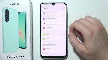 SAMSUNG Galaxy A26 5G: How to Enable Vibrations for Incoming Calls