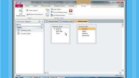 Chapter 5 - Part 1 - Defining a Relationship Between Two Tables | Class 8 Computer
