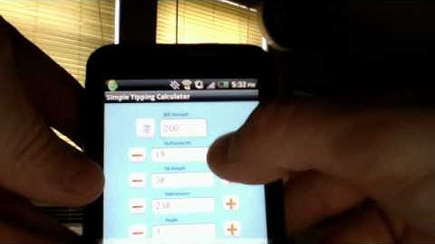 Simple Tip Calculator Android App