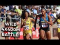 EPIC Race Between Hydel &amp; Bullis School In Championship Of America Girls 4x400m At Penn Relays 2024