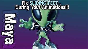 FIX Sliding Feet during Your Animation in Maya