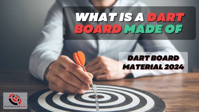 What Material is behind a Dart Board?  