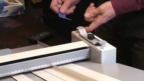 Technifold Desktop Creasing: How to Set the Calipers