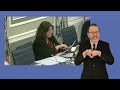 Sign Language Bill: Oral briefing from the Department for Communities (ISL)