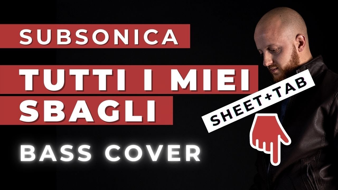 Subsonica - Tutti i miei sbagli (Bass Cover by Kevin De Coste)