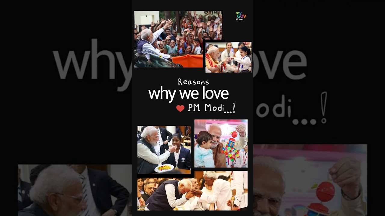 Reasons why we love PM Modi...!