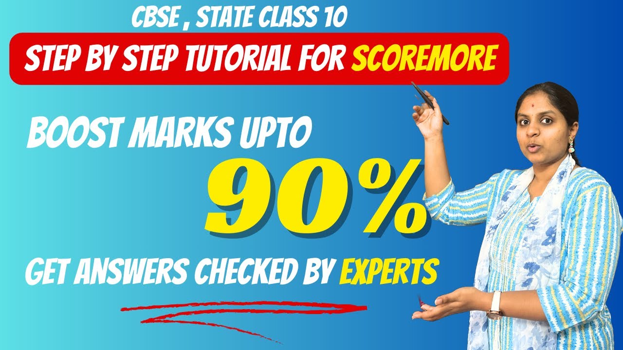 How to use SCOREMORE | Stepwise Explanation |Best Tool for Class 10 Preparation | Ythinkers