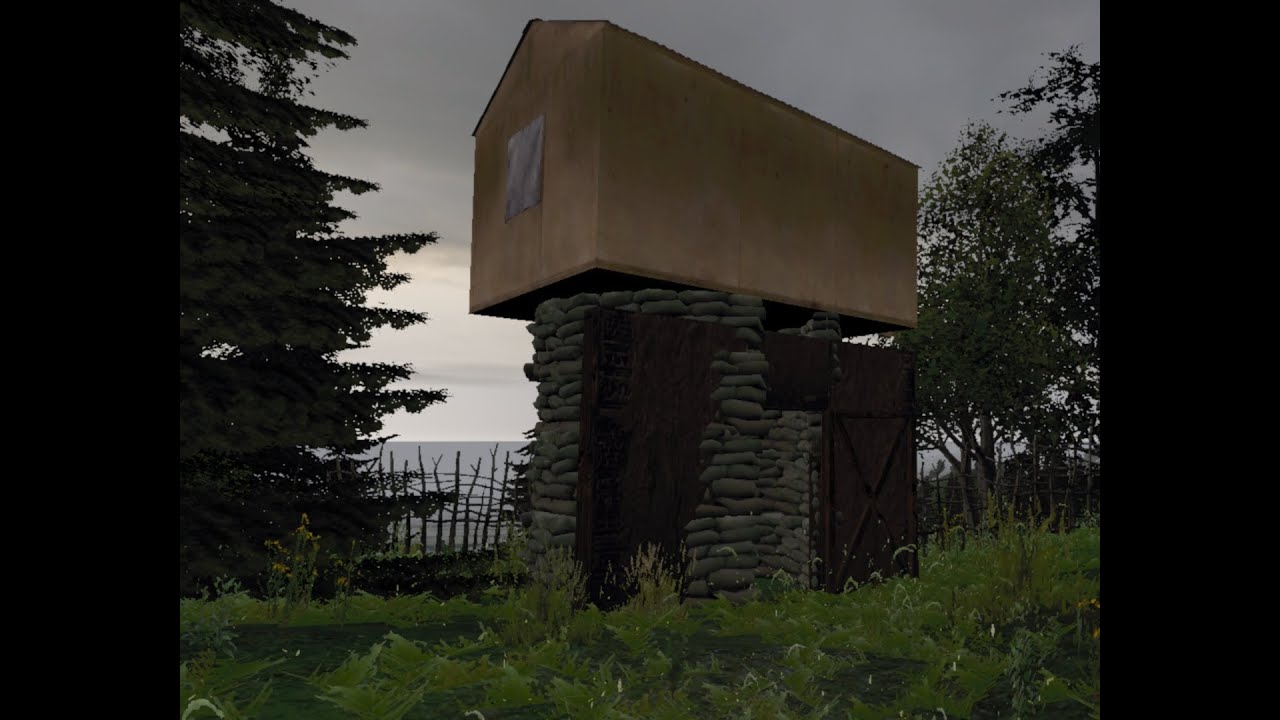 Dayz epoch: cheap and easy builds (the sky shed) - YouTube