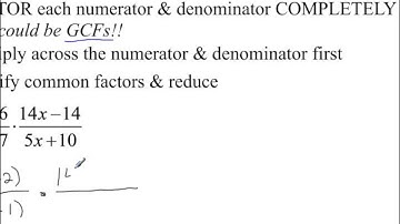Lesson 9.1 - Multiplying Rational Expressions