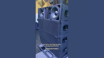 CAF audio pro line array speaker double 12inch by three way #soundequipment #linearray #stagesound