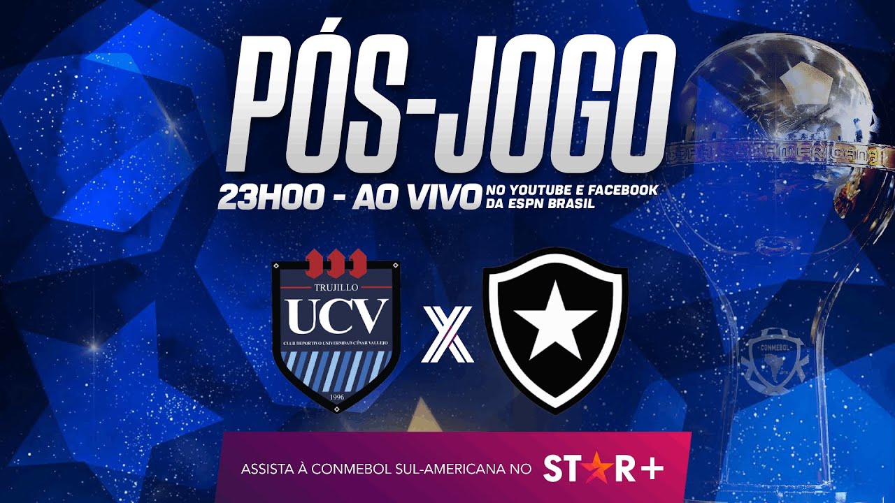 CÉSAR VALLEJO 2 X 3 BOTAFOGO: COLETIVA AO VIVO E PÓS-JOGO COM IMAGENS