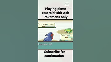 Ash defeated wattson#shorts #pokemonemerald