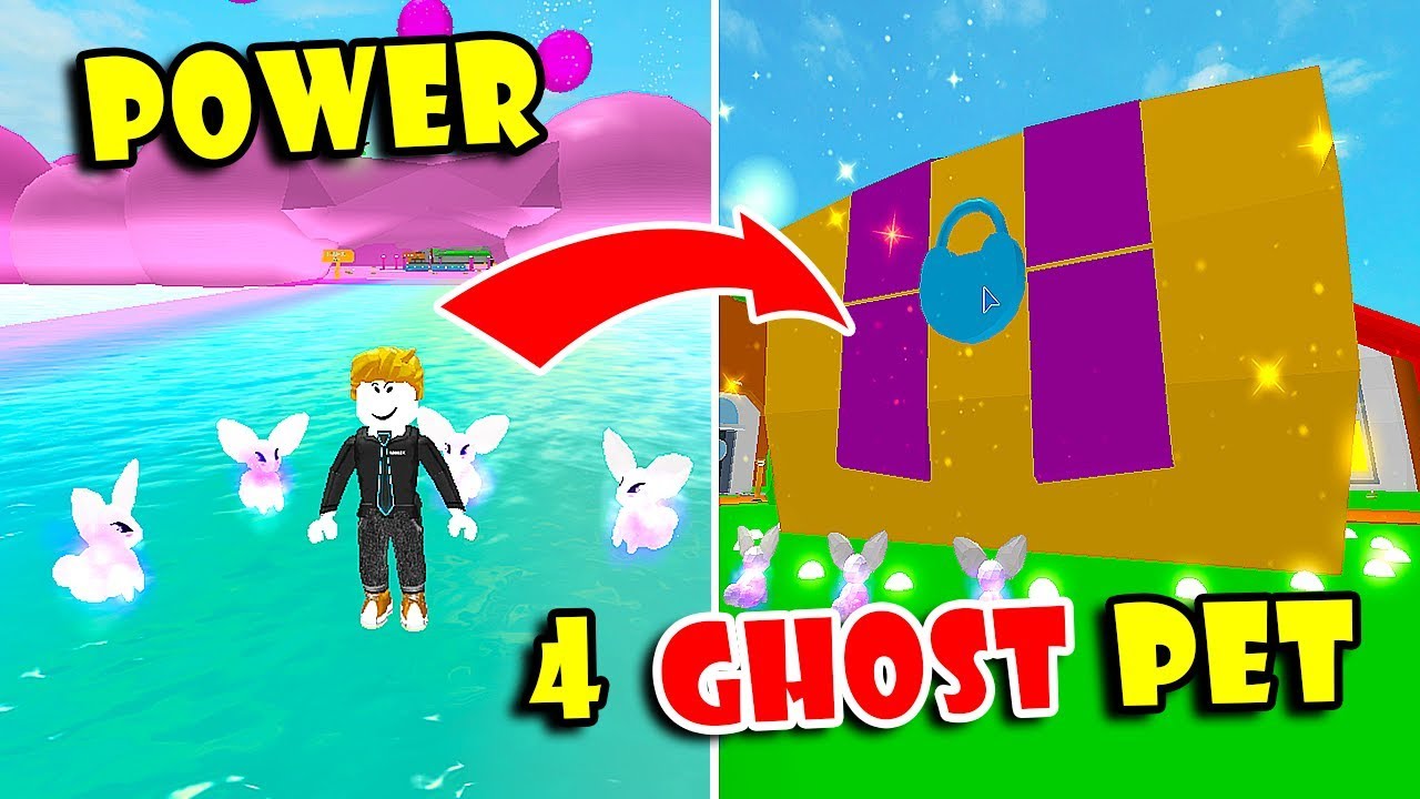 I Got Tons Of Ghost Pets Power Of Rare Pets Phantom In Pet - roblox pet simulator 2 2x rainbow robots pack of 2 1000 free