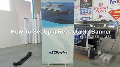 How To Set Up a Retractable Banner