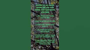 6 Lý Do Quan Trọng Bạn Cần Lập Hợp Đồng Đặt Cọc Bằng Văn Bản Khi Mua Bán Nhà Đất