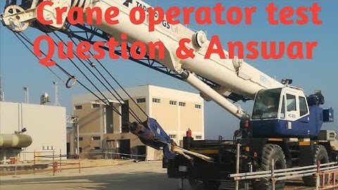 crane operator aramco & Interview questions in hindi.