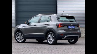 Volkswagen NEW T-Cross 2019 Style Limestone Grey 17 inch Bangalore walk around & detail inside