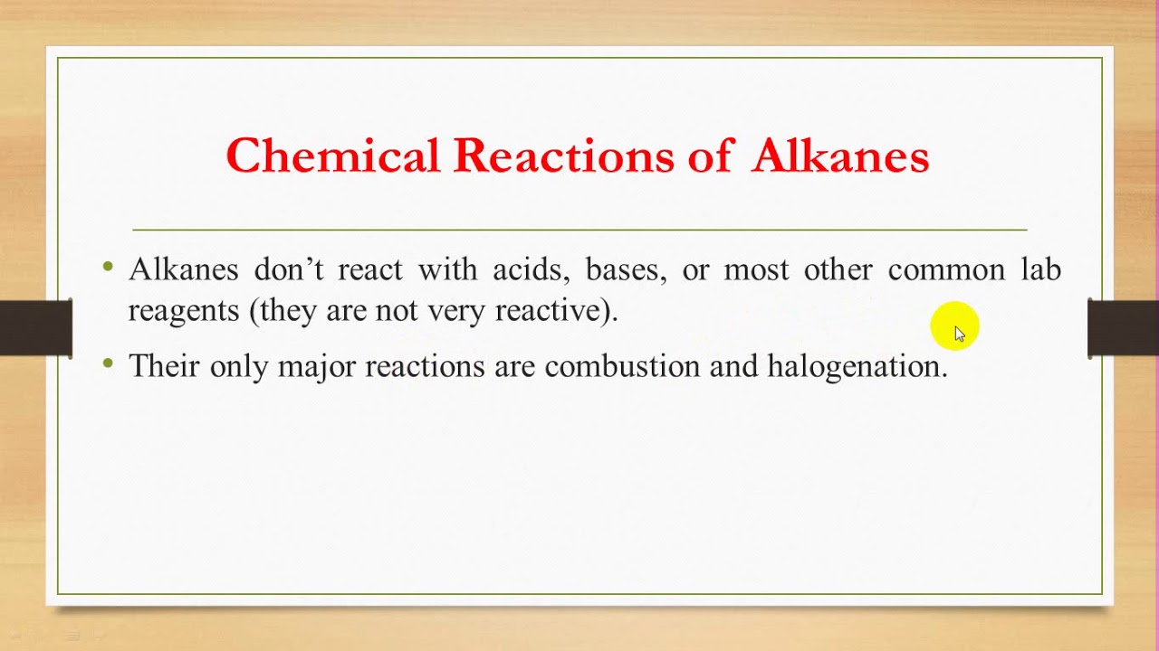 Combustion Of Alkanes Organic Chemistry Youtube