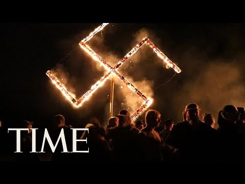 Neo-Nazis Burned A Swastika After Their Rally In Georgia | Time