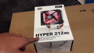 Cooler Master Hyper 212 LED Unboxing (2017)